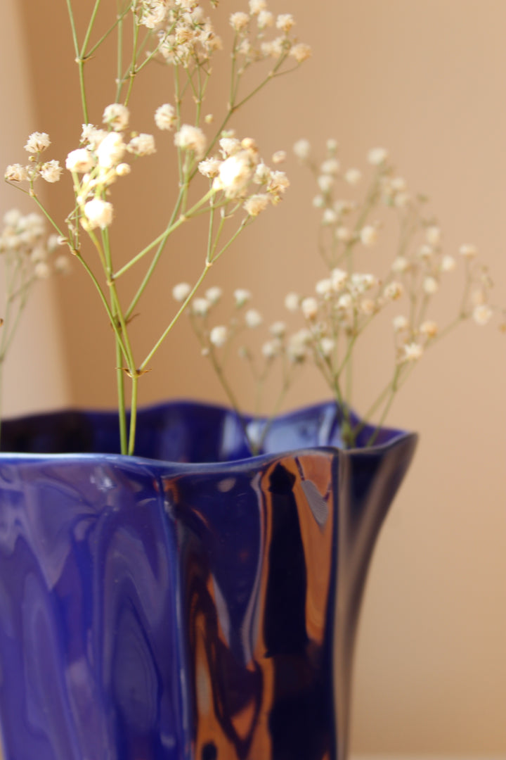Ole Kortzau Vase, Blue