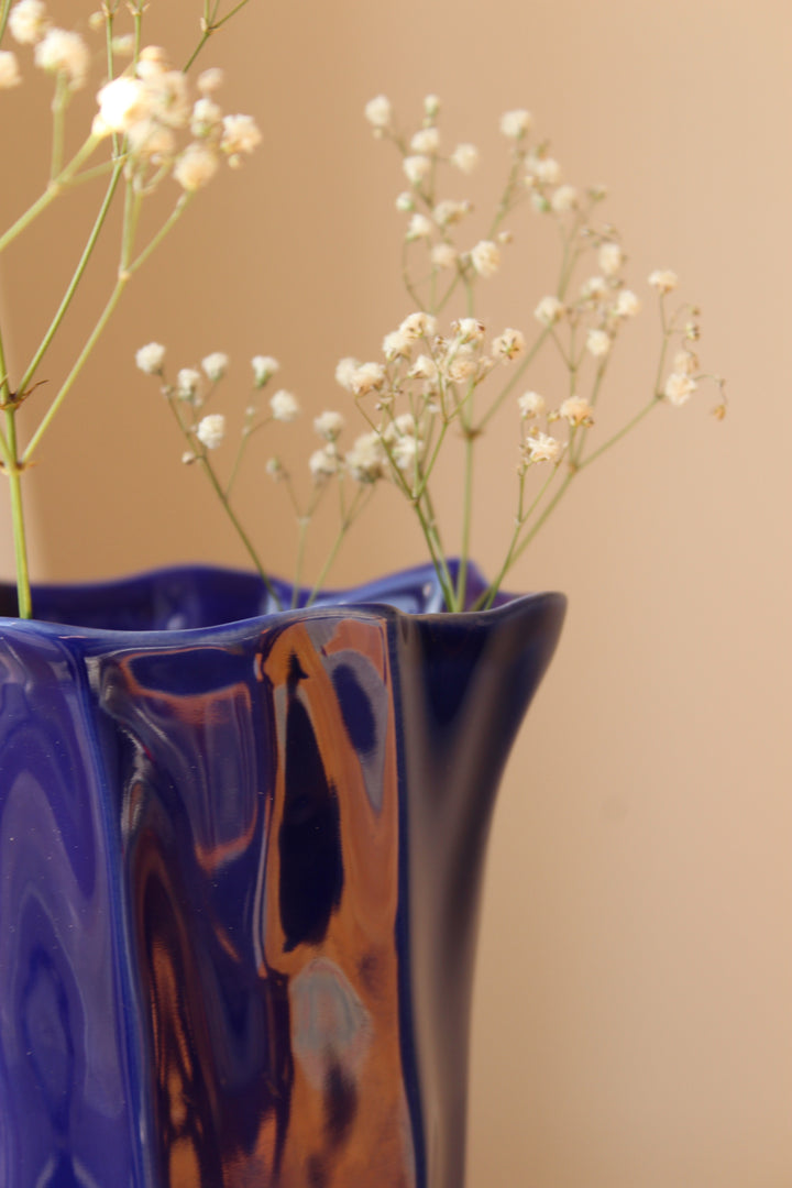 Ole Kortzau Vase, Blue