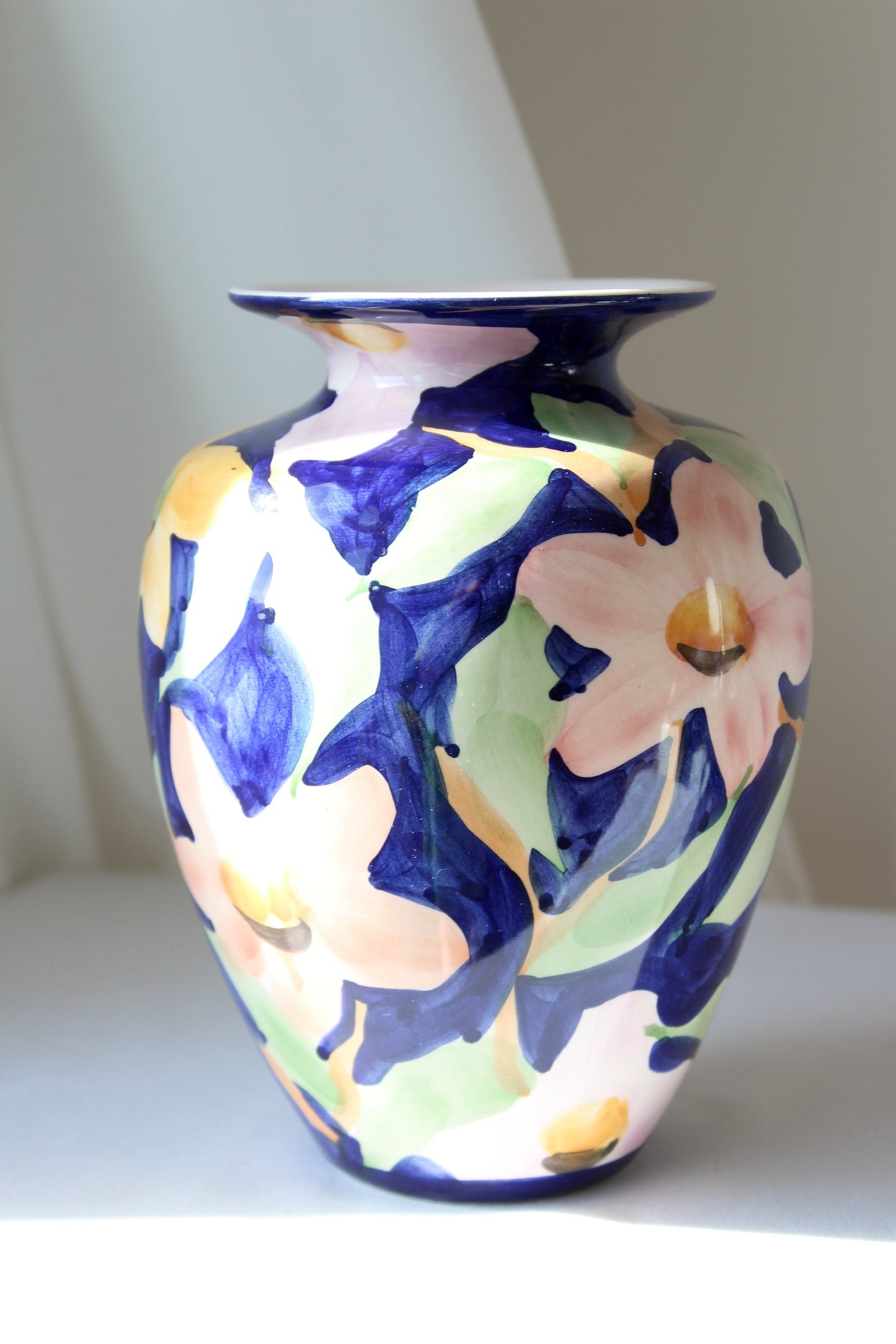 Flos - Håndmalet vase