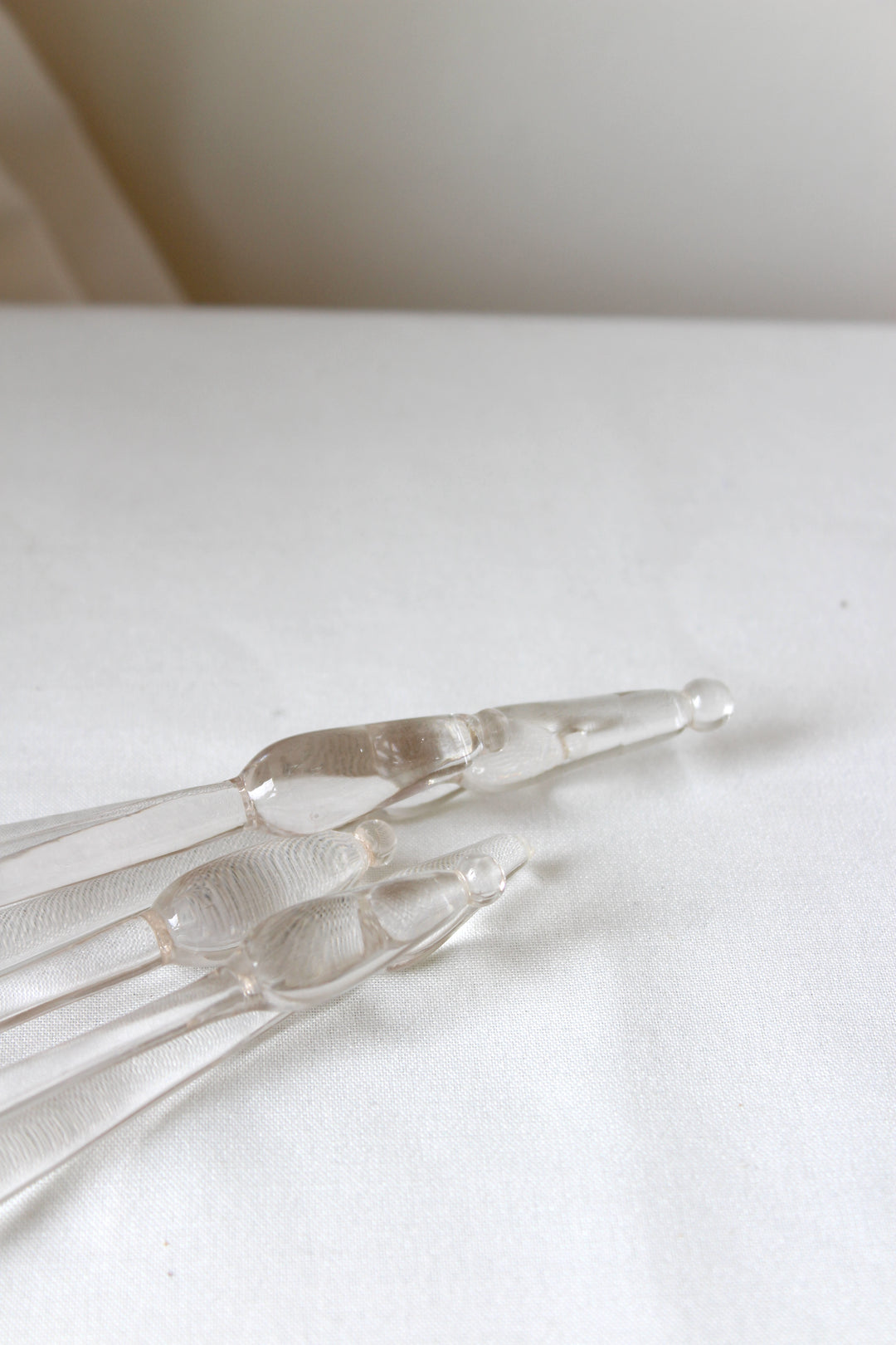 Vintage - Rørepinde, Glas