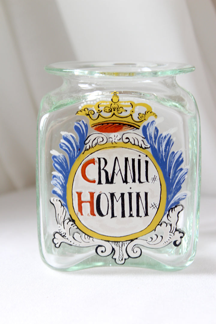 Holmegaard - 'GRANUI HOMIN' apotekerflaske, 1988