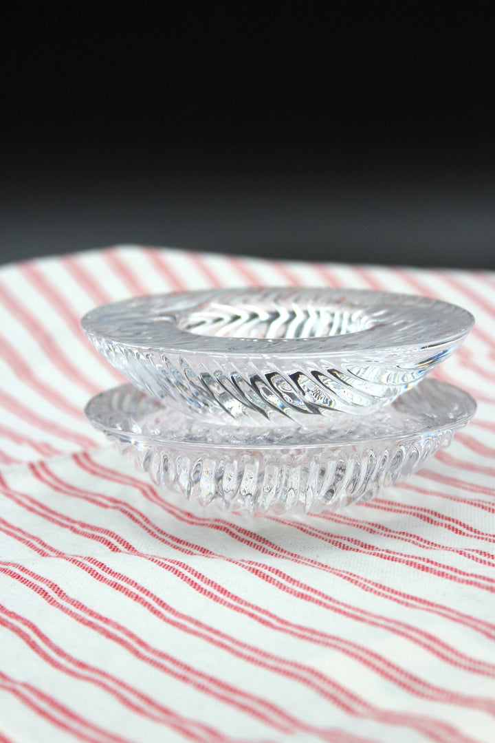 (NB)Holmegaard  - 'Water' Fyrfadsstage