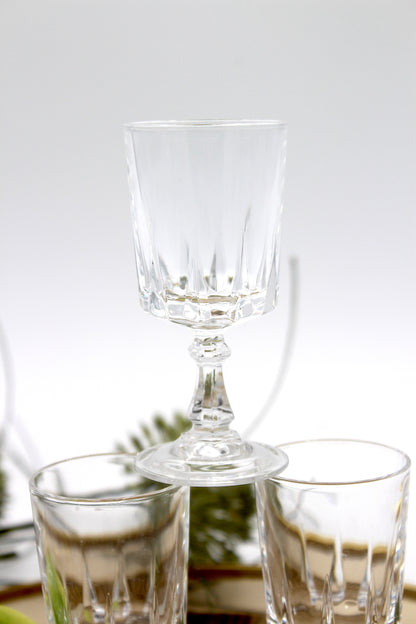 Kristall-Schnapsglas, 3-tlg.