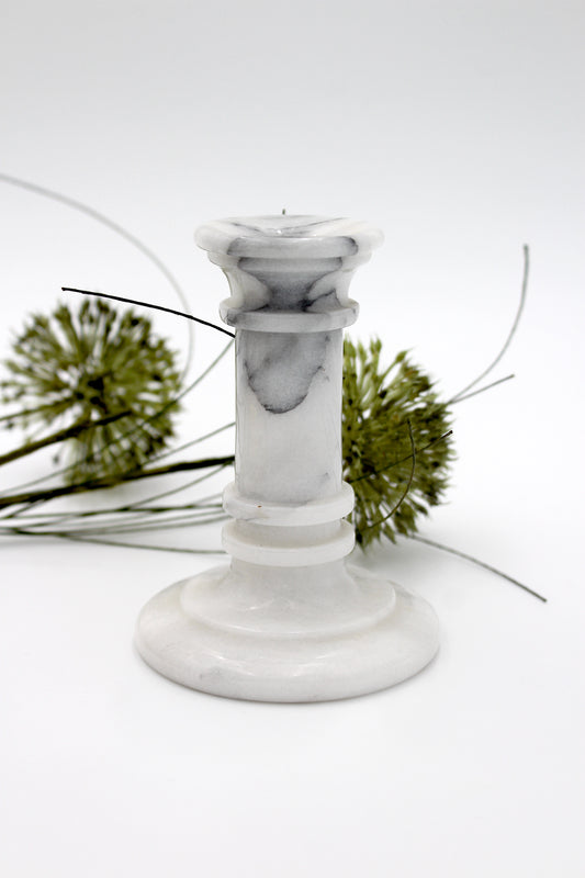 Marble candlesticks, 2 pcs.