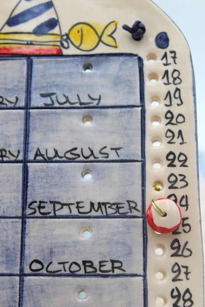 Retro Ceramics Calendar