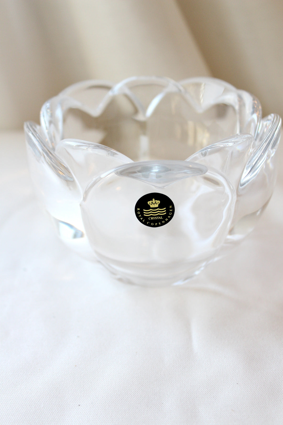 Royal Copenhagen - 'Lotus' lysestage