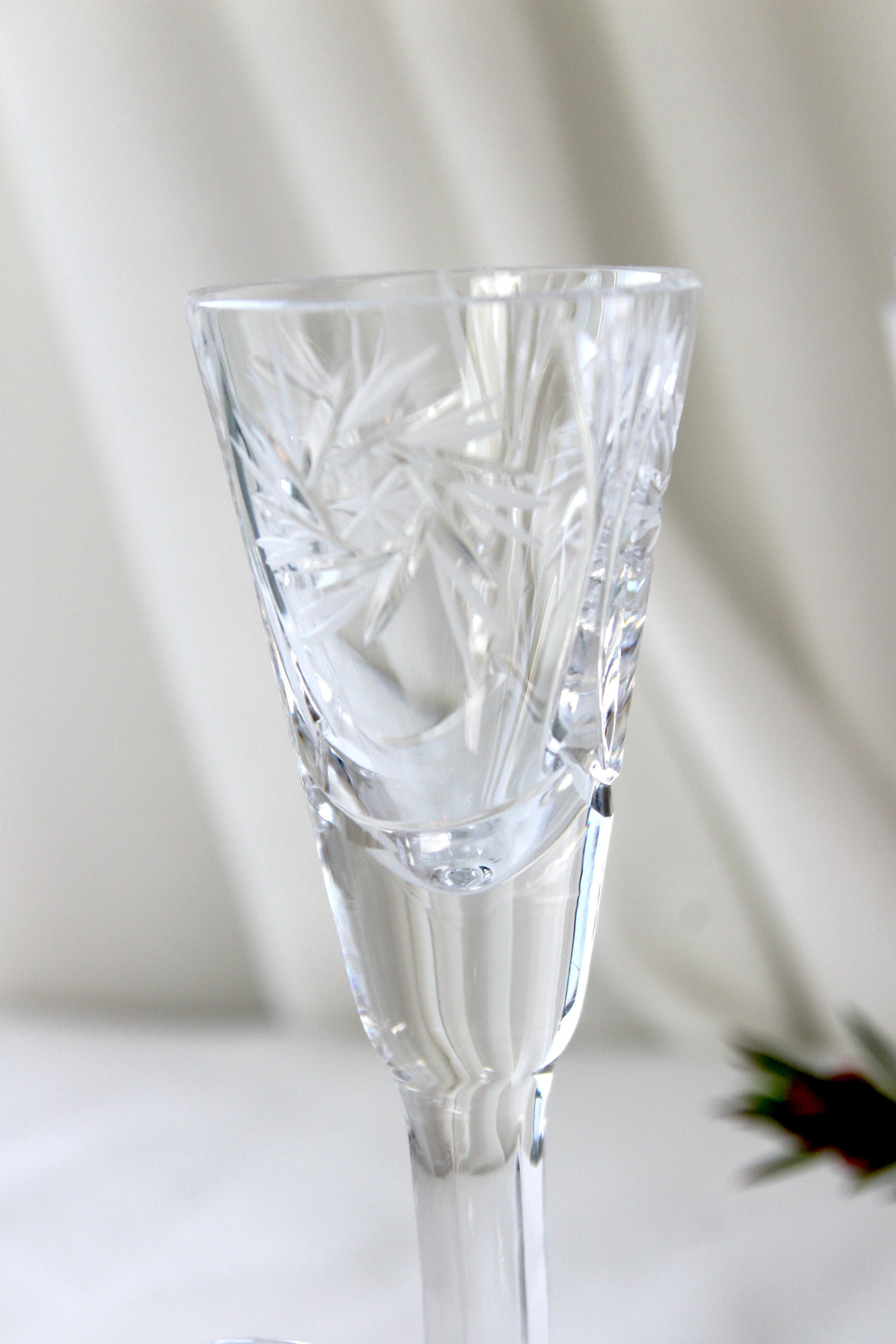 Vintage - 'Crystal' Snapseglas