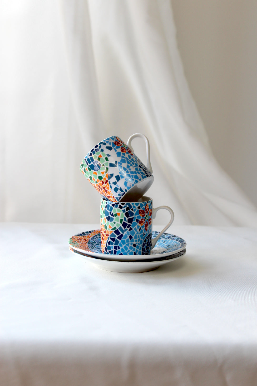 Barcelona - Espresso cup with saucer