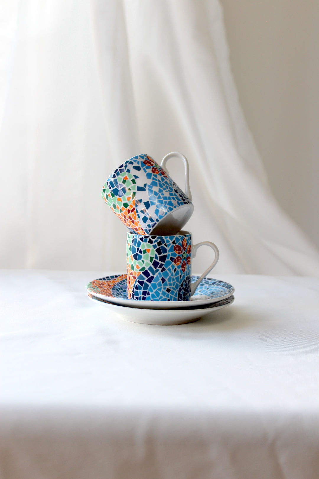 Barcelona - Espresso cup with saucer