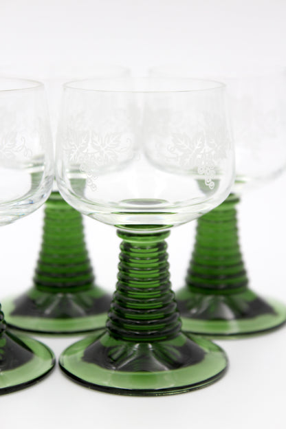 Römerglas, grün