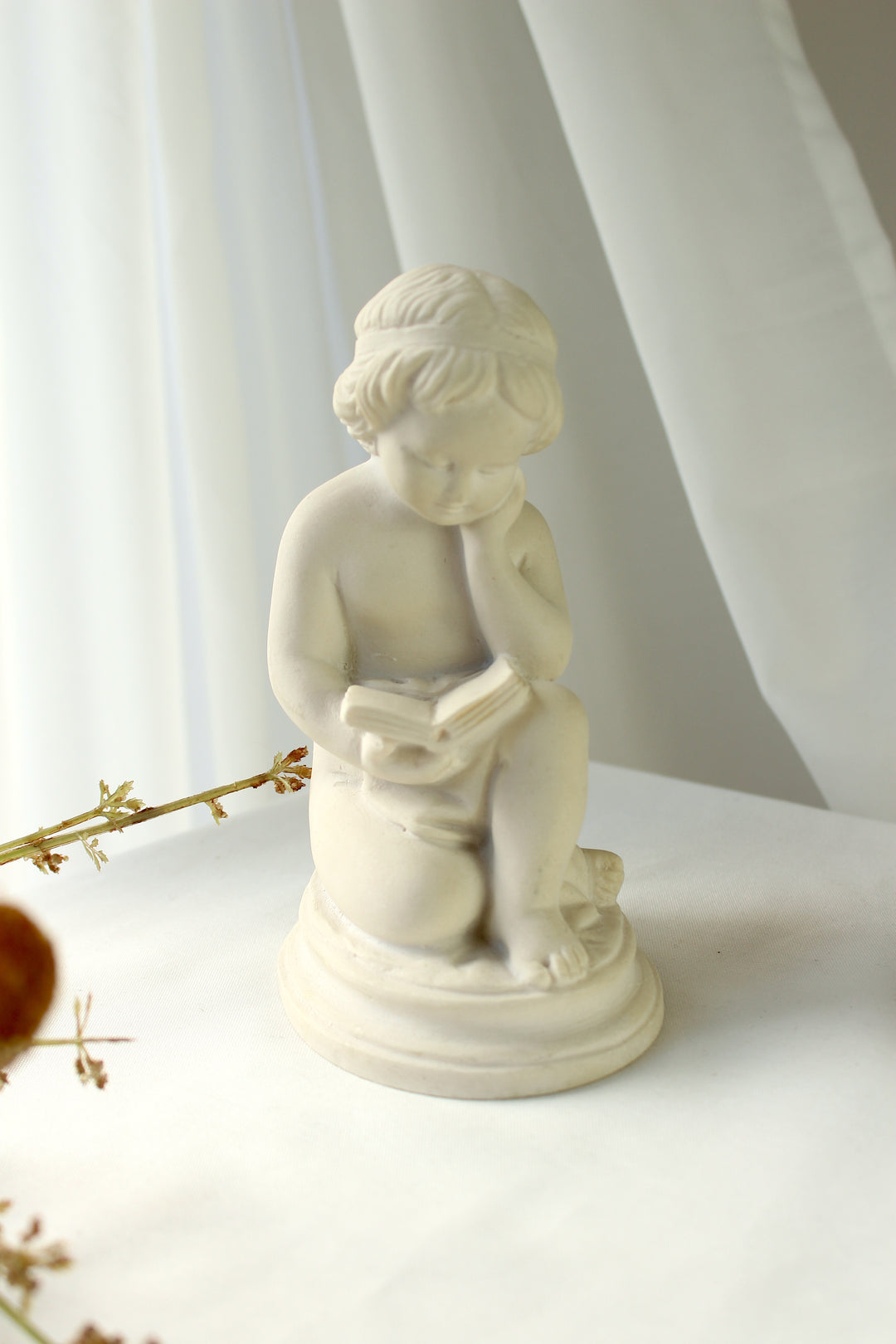 Vintage - 'Bisquit' figurer, 2 stk.