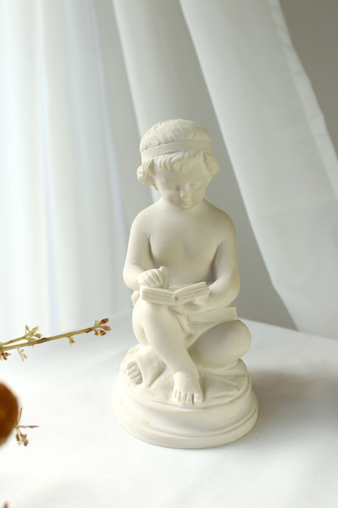 Vintage - 'Bisquit' figurer, 2 stk.