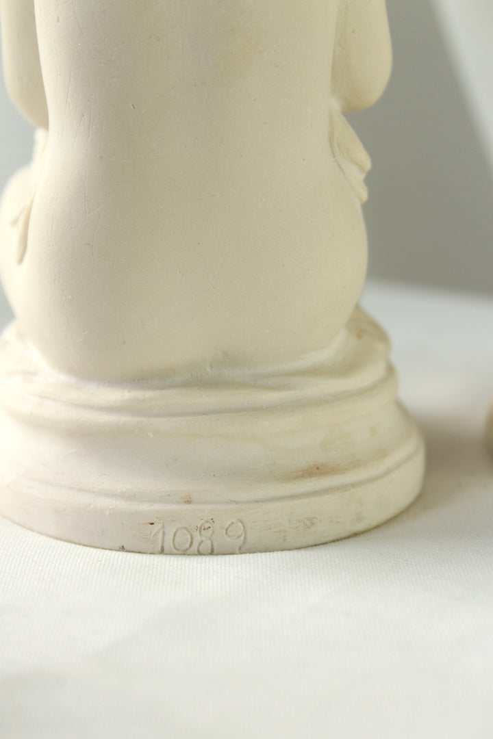 Vintage - 'Bisquit' figurer, 2 stk.