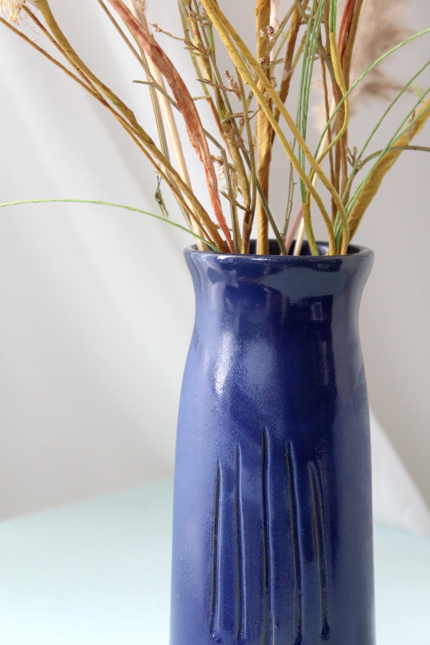 MG Keramik - Vase, blau
