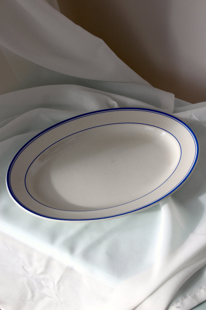 Villeroy &amp; Boch - Dish, blue rim