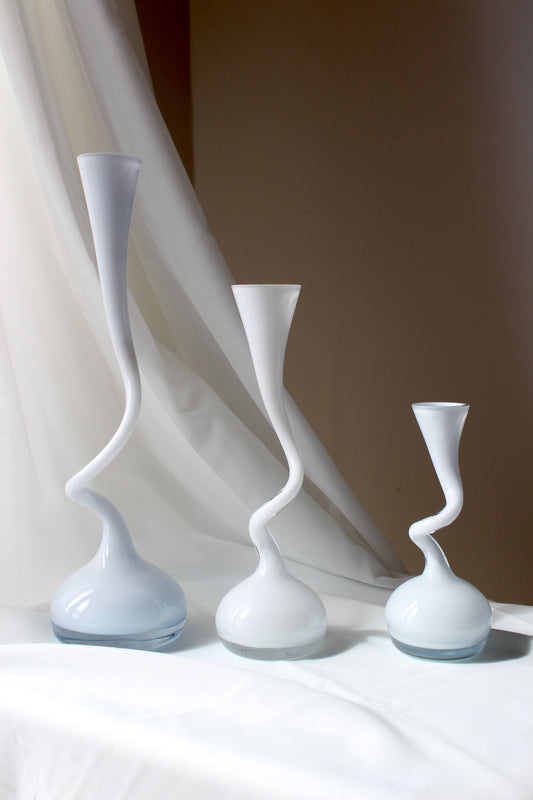 Normann - SWING vase, hvid