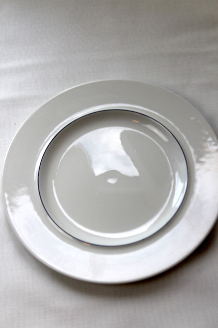 Royal Copenhagen - Cake plate, Blue edge
