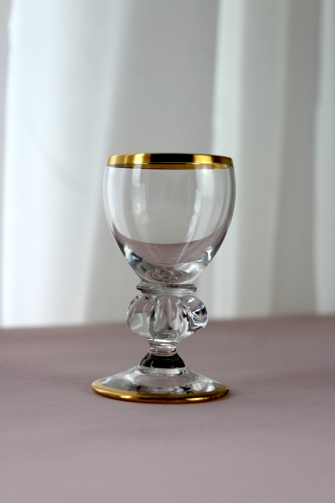 Holmegaard - 'Gisselfeld' Fortified Wine/Port Wine with Gold Edge