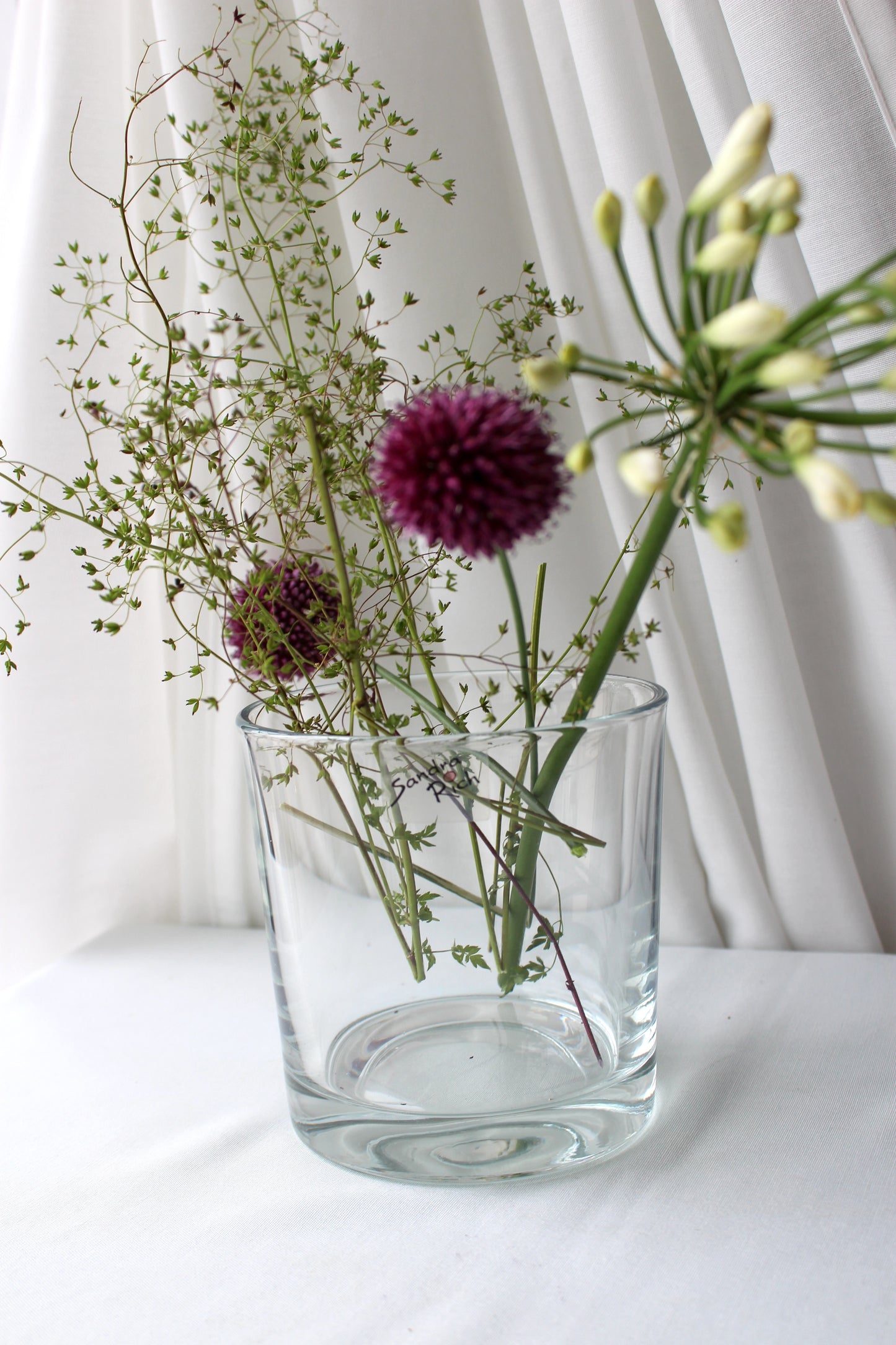 Sandra Rich, Clear glass pot