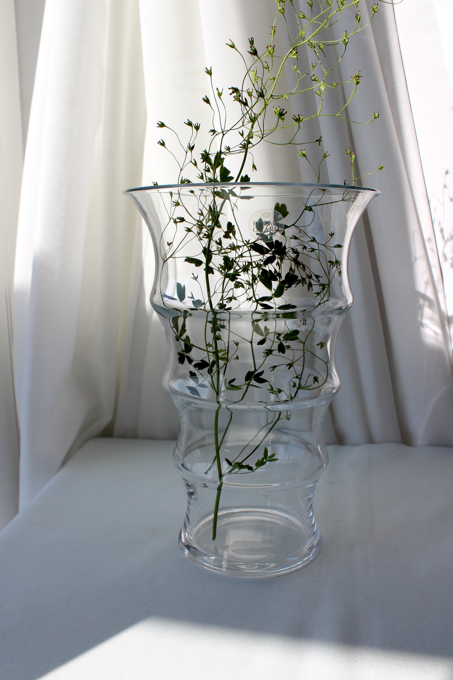 Holmegaard - 'Karen Blixen' vase, Klar Glas