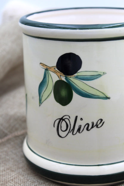 Oliven urtepotteskjuler
