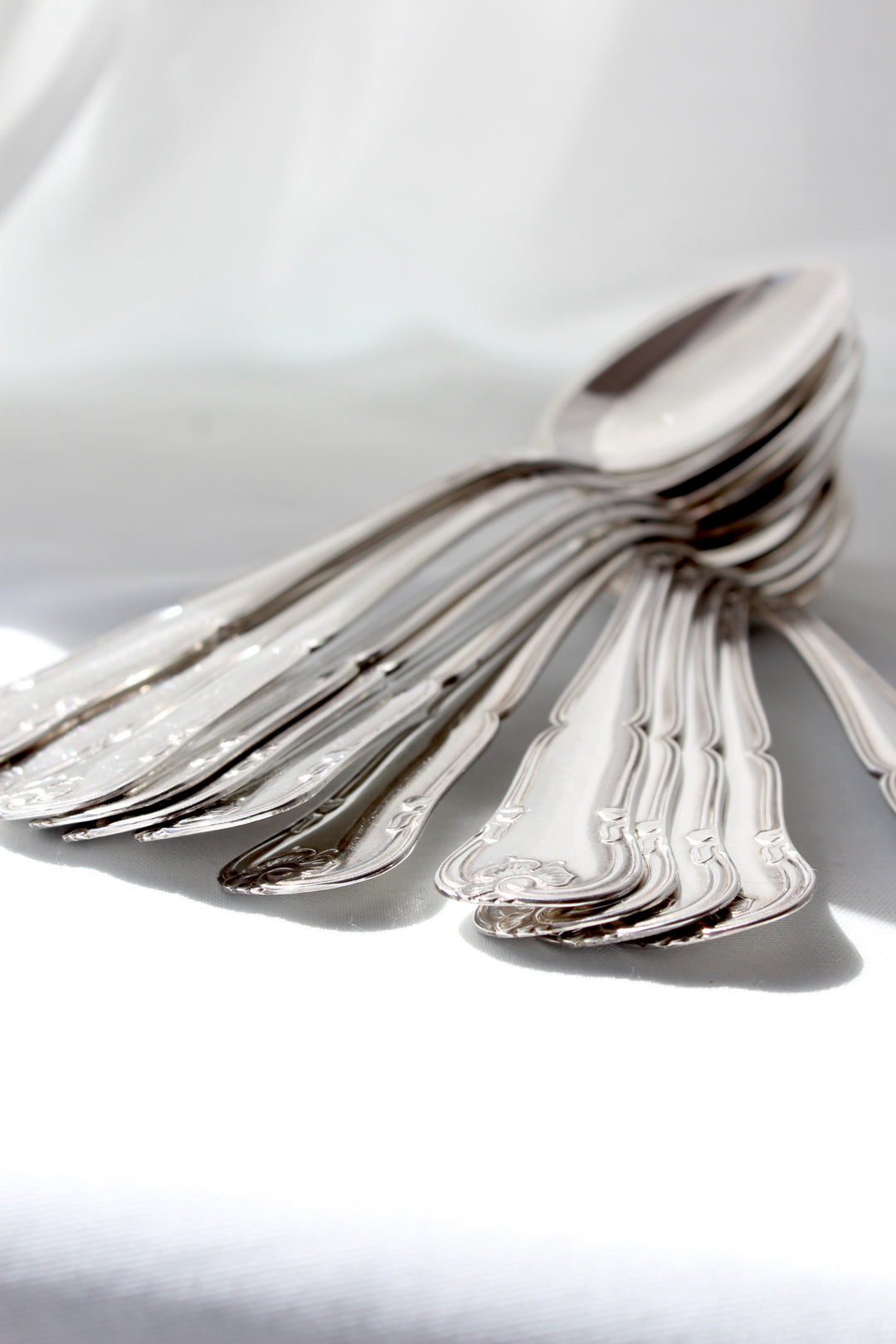 Liselund - Spiseske blank 2-tårnet sølvplet