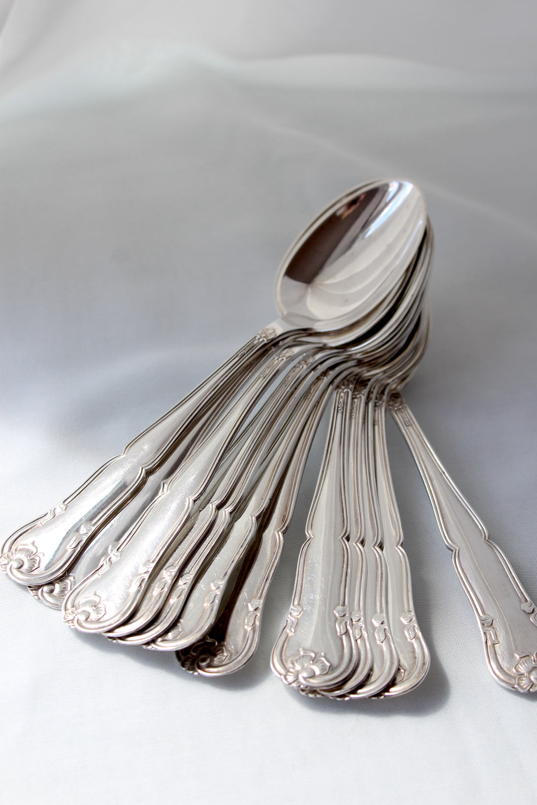 Liselund - Spiseske blank 2-tårnet sølvplet