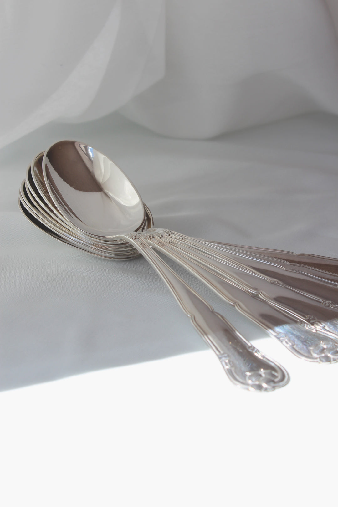 Liselund - Suppeske blank 2-tårnet sølvplet