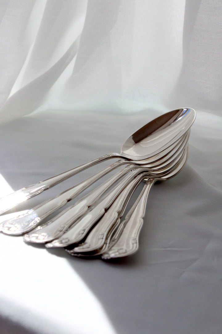 Liselund - Suppeske blank 2-tårnet sølvplet