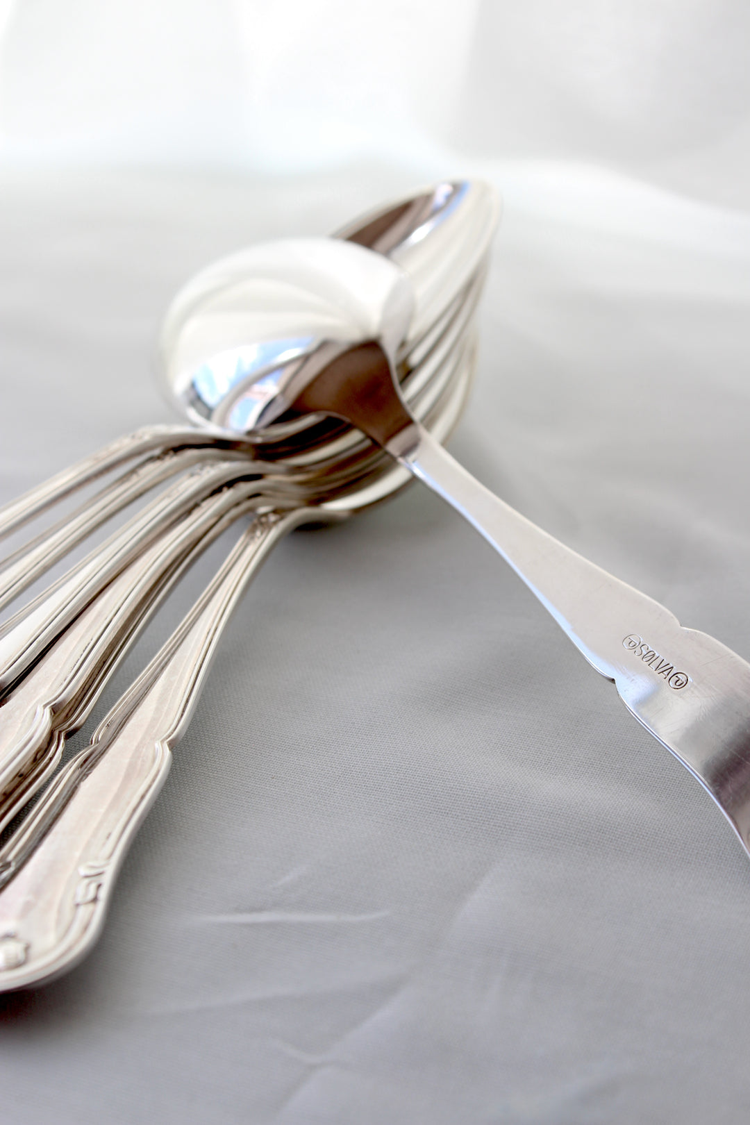 Liselund - Suppeske blank 2-tårnet sølvplet