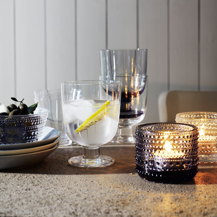 Iittala - 'Kastehelmi' fyrfadsstage